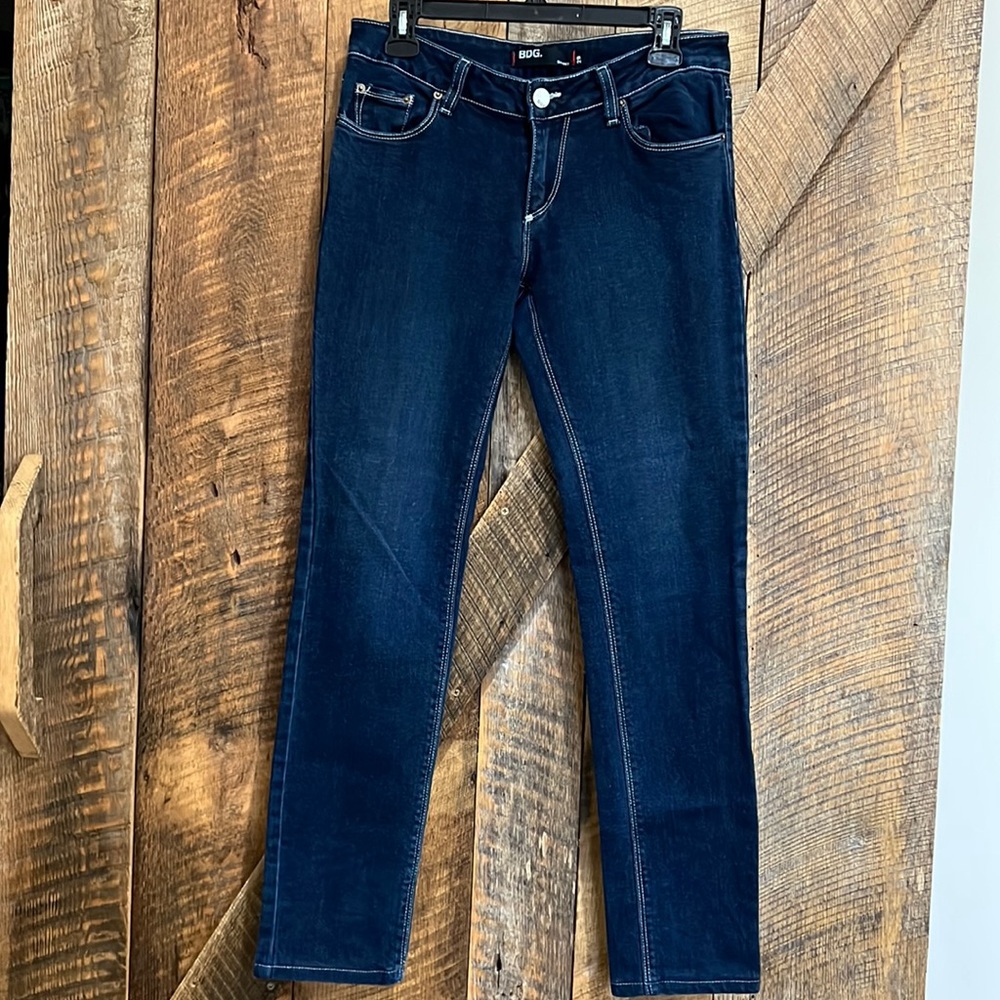 BDG Urban Outfitters Skinny Jeans Womens Dark Wash Low Rise
